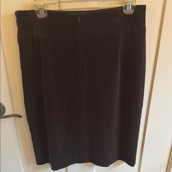 Akris Punto brown corduroy Knee-Length Pencil Skirt, size 10, made in Italy - Picture 3 of 11